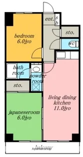 愛知県名古屋市北区中切町2丁目【マンション】の間取り