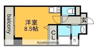 愛知県名古屋市北区杉栄町5丁目【マンション】の間取り