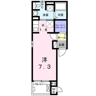 フォレスト・フォート【301号室】の間取り