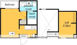 愛知県名古屋市北区城東町4丁目【アパート】の間取り