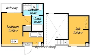 愛知県名古屋市北区城東町4丁目【アパート】の間取り