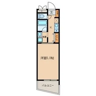 愛知県名古屋市北区楠1丁目【マンション】の間取り