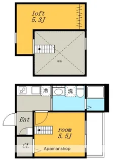 愛知県名古屋市北区水切町2丁目【アパート】の間取り