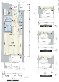 プレサンス桜通グレイス【0501号室】の間取り