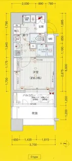 プレサンス泉セレグレード【7階】の間取り