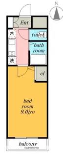 愛知県名古屋市北区神明町【マンション】の間取り