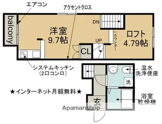 RADIANCE守山(レイディエンスモリヤマ)【2階】の間取り