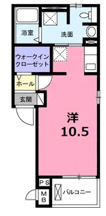 アーバンライフ大杉【2階】の間取り