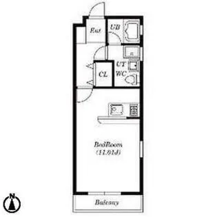 NEST黒川【1階】の間取り