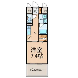 GRAND ESPOIR IZUMI【12階】の間取り