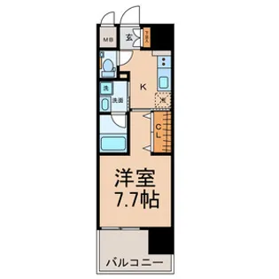 GRAND ESPOIR IZUMI【7階】の間取り