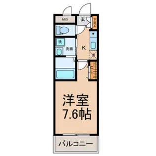 SUN STATE白壁【4階】の間取り
