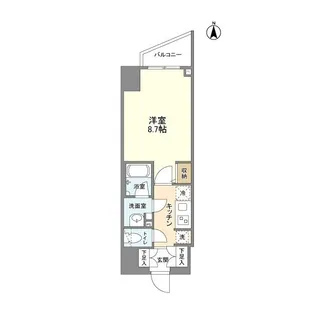 エルスタンザ徳川【10階】の間取り