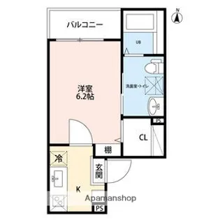 愛知県名古屋市北区志賀町5丁目【アパート】の間取り