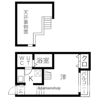 愛知県名古屋市北区城東町5丁目【アパート】の間取り