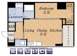 VERITAS IZUMI【6階】の間取り