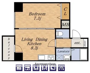 VERITAS IZUMI【7階】の間取り