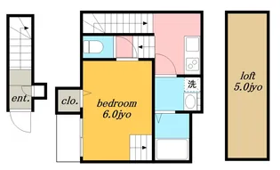 RESIDENCE R名古屋【2階】の間取り