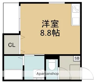 愛知県名古屋市北区長田町2丁目【アパート】の間取り