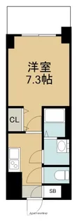 S−RESIDENCE志賀本通NORTH【6階】の間取り