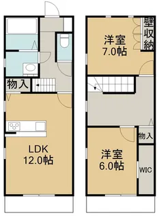 フォレストメゾン如意 A棟【1階】の間取り