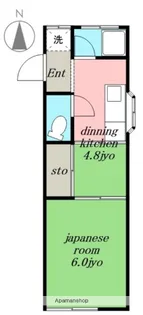 愛知県名古屋市北区光音寺町1丁目【アパート】の間取り
