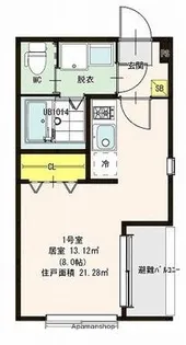 愛知県名古屋市北区生駒町6丁目【アパート】の間取り