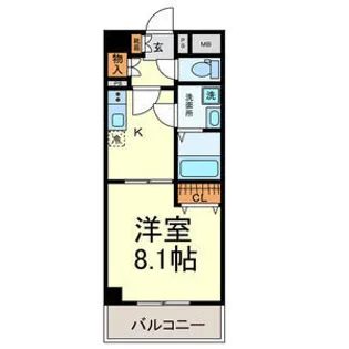 愛知県名古屋市北区城見通1丁目【マンション】の間取り