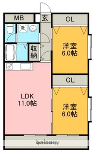 K’S FLAT【4階】の間取り