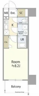 エスリード大曽根プレシャス【6階】の間取り