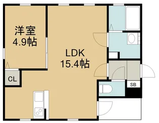 LEO ARIES 大曽根(レオアリエスオオゾネ)【3階】の間取り