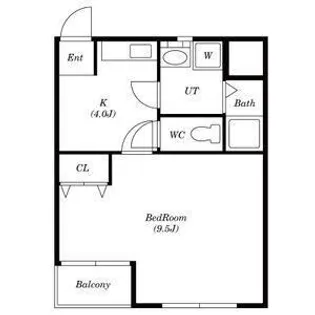 メゾンドマキ【1階】の間取り