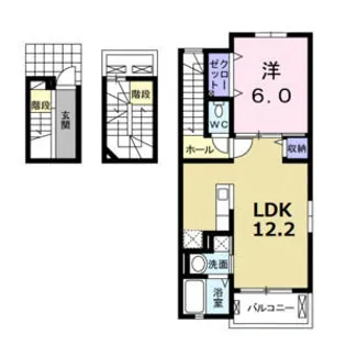 A&Kハイツ2【3階】の間取り