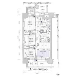 愛知県名古屋市北区杉栄町4丁目【マンション】の間取り