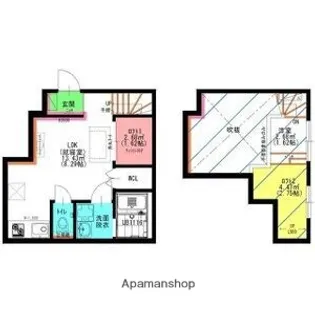 愛知県名古屋市北区城東町3丁目【アパート】の間取り