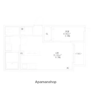 愛知県名古屋市北区生駒町1丁目【アパート】の間取り