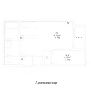 愛知県名古屋市北区生駒町1丁目【アパート】の間取り