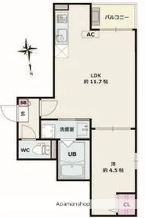 愛知県名古屋市北区大杉町1丁目【アパート】の間取り