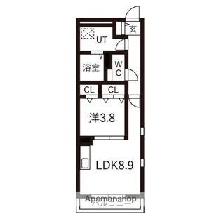 愛知県名古屋市北区柳原2丁目【アパート】の間取り