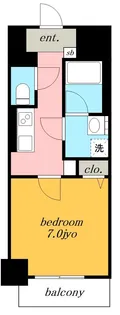アクアコート大曽根【9階】の間取り