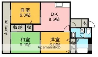 愛知県名古屋市北区上飯田通1丁目【マンション】の間取り
