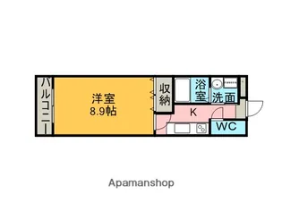 愛知県名古屋市北区中味鋺2丁目【マンション】の間取り