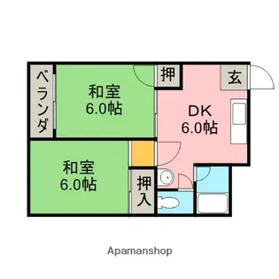 愛知県名古屋市北区中丸町2丁目【マンション】の間取り
