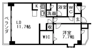 愛知県名古屋市北区清水2丁目【マンション】の間取り
