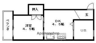 愛知県名古屋市北区浪打町1丁目【マンション】の間取り