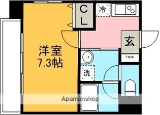 ブルームライフ新栄【8階】の間取り