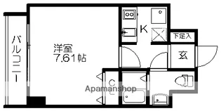 リベール名駅南【3階】の間取り