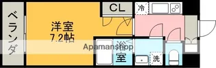 UURコート名古屋名駅【8階】の間取り