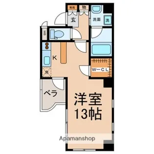 セレス大須【3階】の間取り