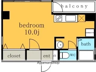 プリマベーラ名駅【8階】の間取り